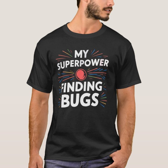 Webbplatstestning Software Utvecklare Webbplatster T Shirt (Framsida)