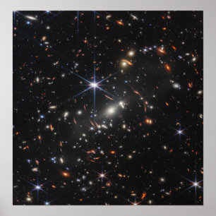 "Webbs First Deep Fält" - James Webb Telescope Poster