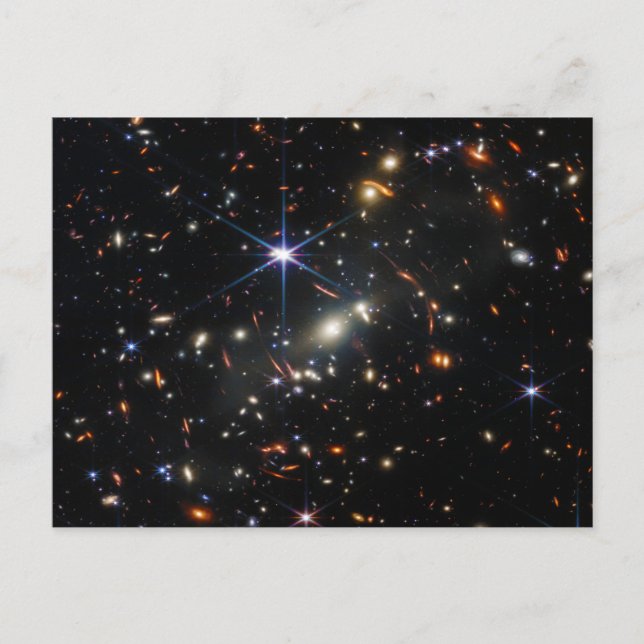 Webb's First Deep Field Unveiled Vykort (Framsida)