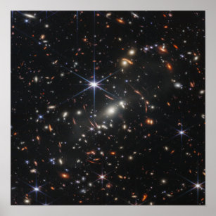 Webbs första djupaste Fält James Webb Telescope Poster