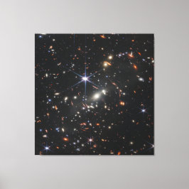 Webbs första djupaste Fält-vy för det tvärtom Canvastryck