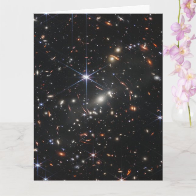 Webbs första djupvy av universum kort (Orkide)