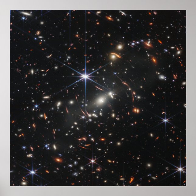 Webbs första djupvy av universum poster (Framsidan)