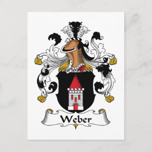 Weber Family Crest Vykort