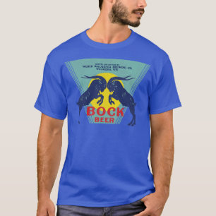 Weber Waukesha Bock Beer Retro Defunct Wisconsin B T Shirt