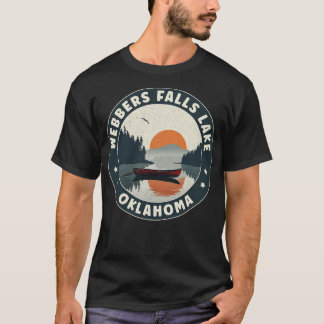 Webers Falls Sjö Oklahoma Sunset T Shirt