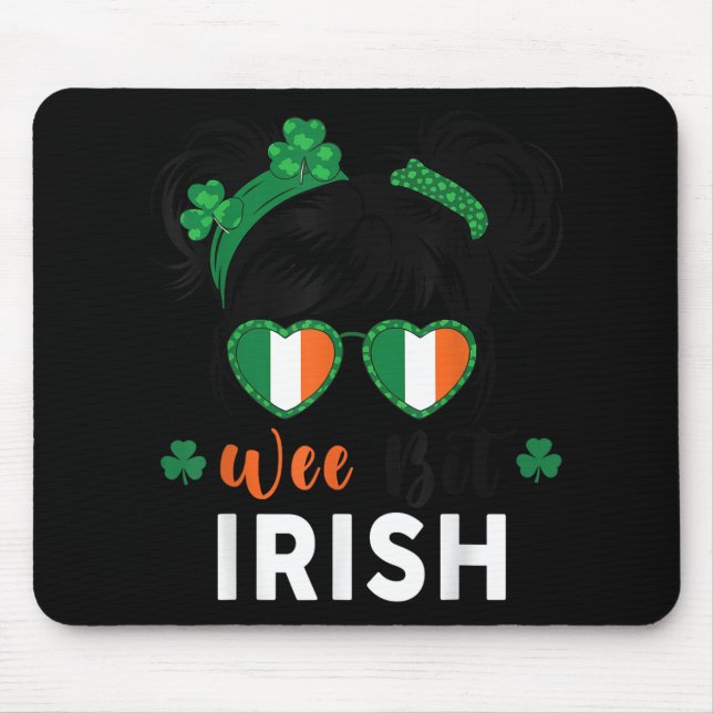 Webit Irish St patricks day Cute Småbarn Tonåring  Musmatta (Framsidan)