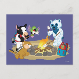 Webkinz   Campfire Marshmallows 2 Vykort