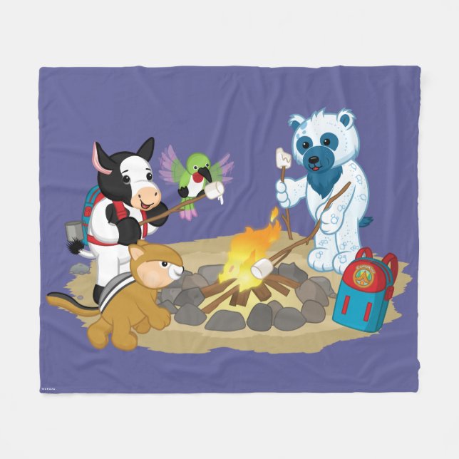 Webkinz | CampfireMarshmallows Fleecefilt (Framsidan (Horisontell))