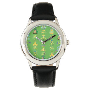Webkinz går det gröna mönster armbandsur