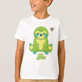 Webkinz går det gröna mönster tee