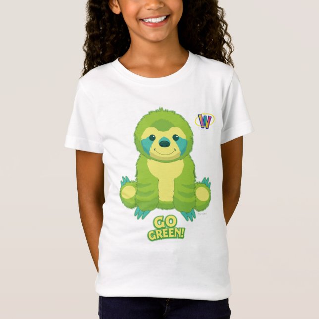Webkinz går det gröna mönster tee (Framsida)