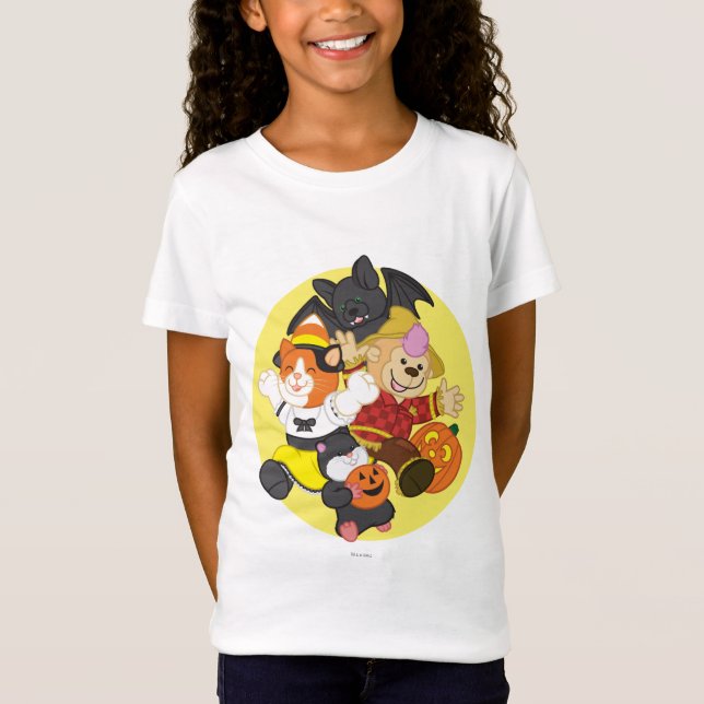 Webkinz Halloween daltar månen T-shirt (Framsida)