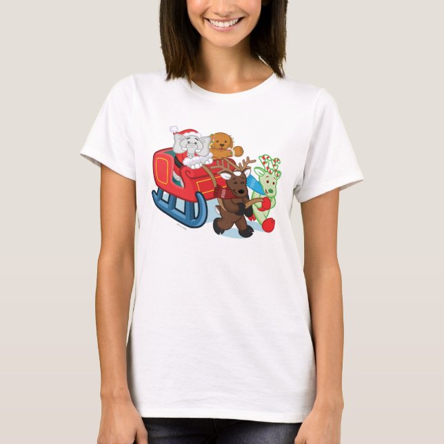 Webkinz julparad tee shirt (Framsida)