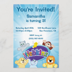 Webkinz: Kom in och spela Inbjudningar