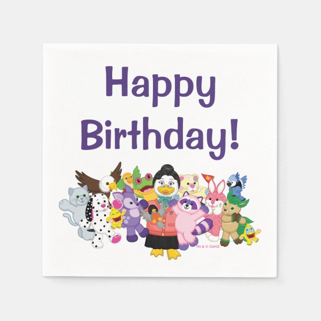 Webkinz Magiska värld Pappersservett (Framsidan)