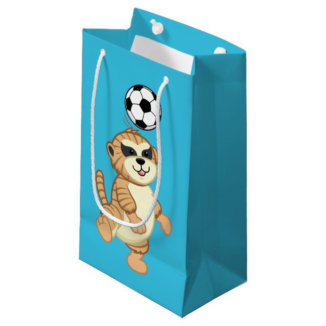 Webkinz | Meerkat som leker fotboll (Framsidan Vinklad)
