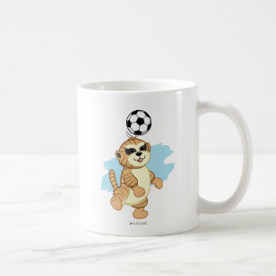 Webkinz Meerkat som leker fotboll 2 Kaffemugg