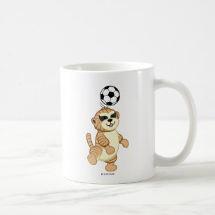 Webkinz Meerkat som leker fotboll Kaffemugg
