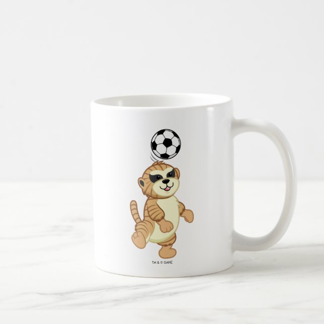 Webkinz | Meerkat som leker fotboll Kaffemugg (Höger)