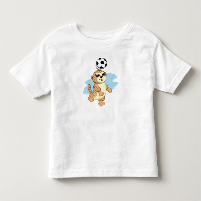 Webkinz | Meerkat som leker fotboll Tee Shirt (Framsida)