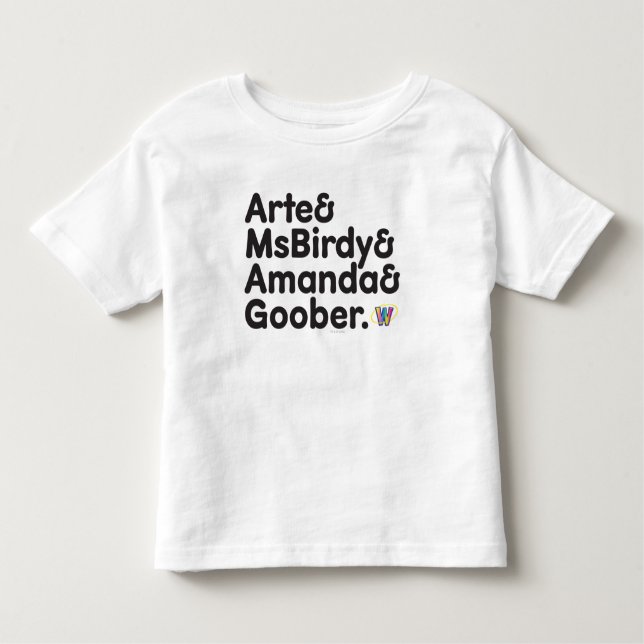 Webkinz namndesign tee shirt (Framsida)