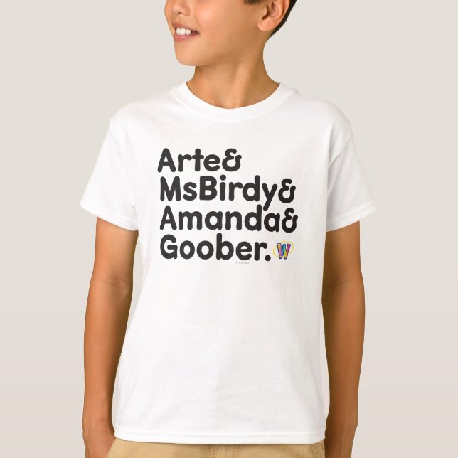 Webkinz namndesign tee shirt (Framsida)