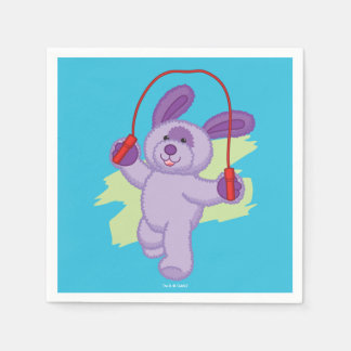 Webkinz | Valp för Grape Soda Hopping Rope Pappersservett
