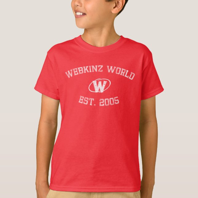 Webkinz värld Est. 2005 T-shirt (Framsida)