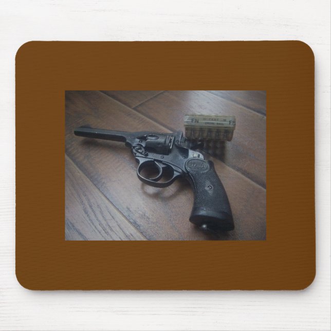 Webley .38 Mousepad Musmatta (Framsidan)