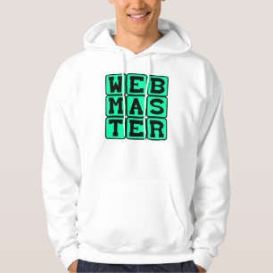 Webmaster, webb-arkitekt sweatshirt med luva
