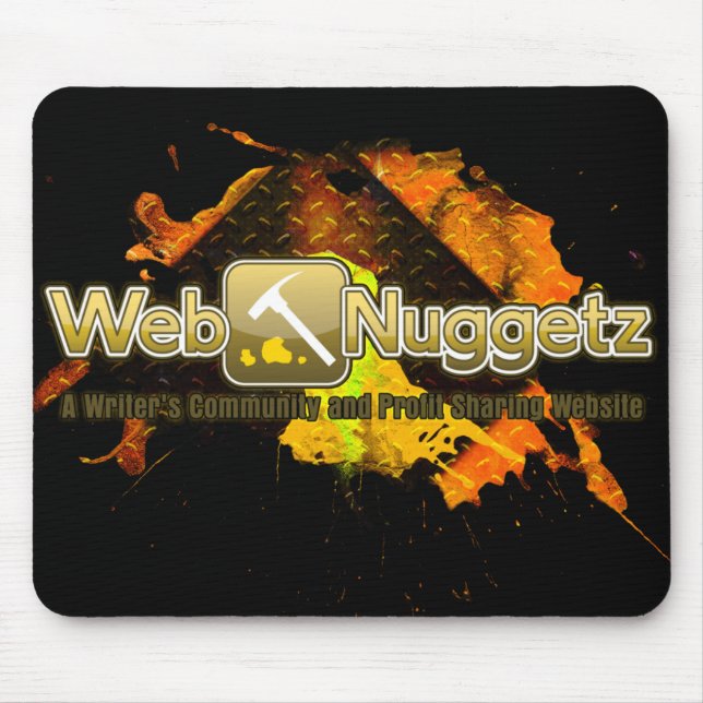 Webnuggetz.com logotyp Mousepad Musmatta (Framsidan)