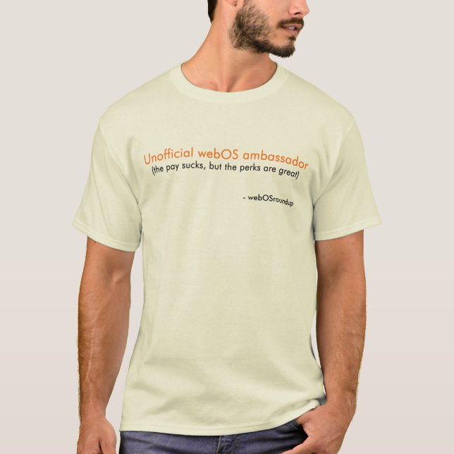 webOSambassadör T Shirt (Framsida)