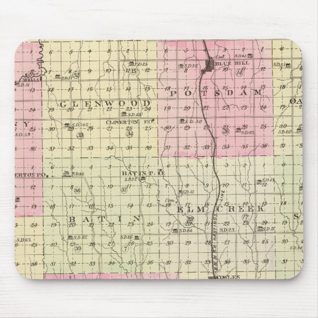 Webster County, Nebraska Musmatta (Framsidan)