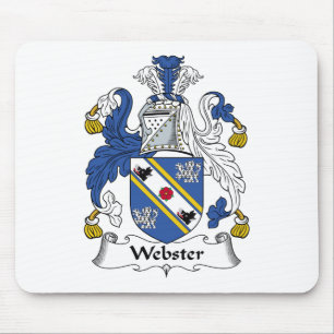 Webster familjvapensköld musmatta