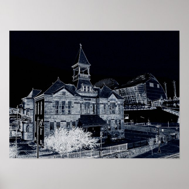 Webster House och Kauffman Center Poster (Framsidan)