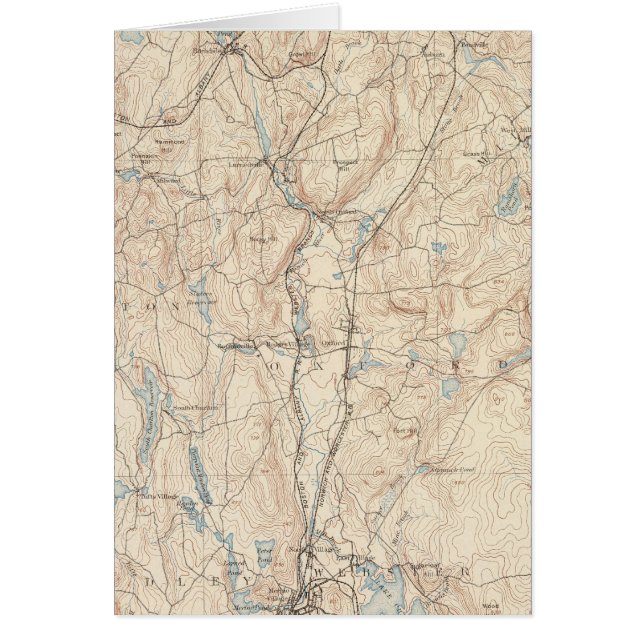 Webster, Massachusetts Hälsningskort (Framsidan)