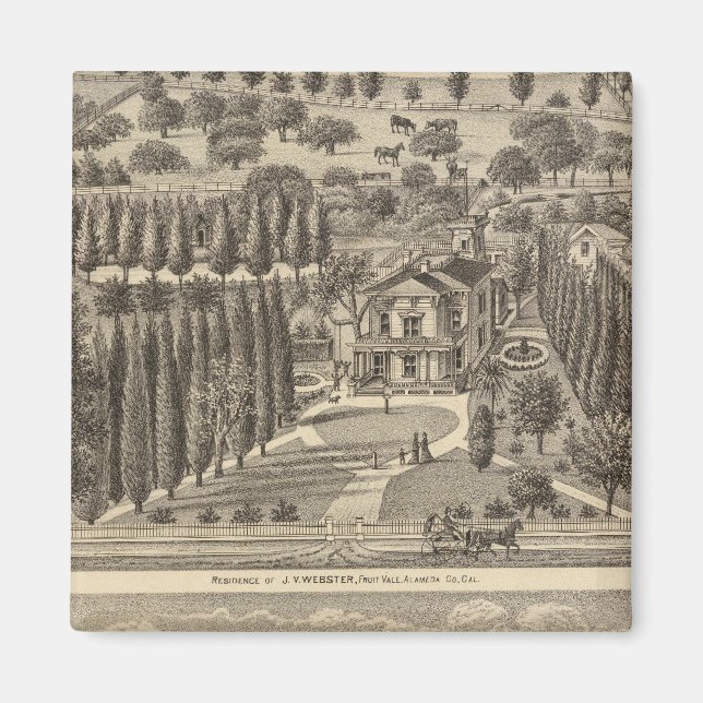 Webster, större bostad magnet (Framsidan)