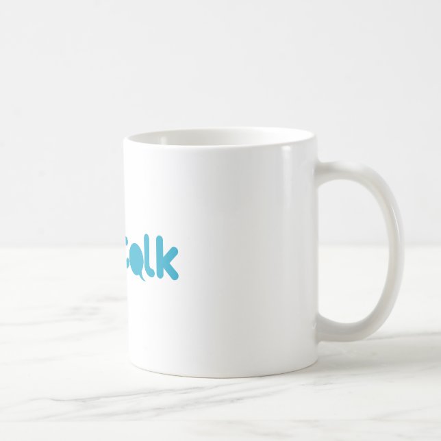 Webtalk utrustar kaffemugg (Höger)
