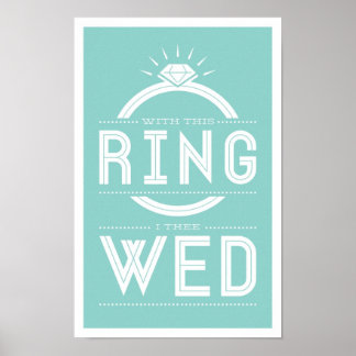 Wed-utskrift Poster