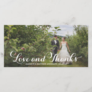 Wedded Bliss Fotoportet Bröllop Tack Kort