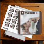 Wedding Add Photo Fun Magazine Cover Fyrkantigt Klistermärke<br><div class="desc">Create a special wedding photo sticker! Features a fun and stylish magazine cover design. Add your desired photo. Delight your friends and family. Customize the text. Use the template to personalize.</div>