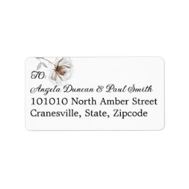 Wedding Address Label for RSVP Rose Adressetikett