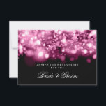 Wedding Advice Card Pink Sparkling Lights Rådkort<br><div class="desc">Elegant bridal shower / wedding shower " Wedding Advice Card " for the bride and groom with glamorous Pink Sparkling Lights and custom text. Impress your family and friends with this stylish and modern design. Fully customizable! Easy to use and easy to personalize. Order Today!</div>