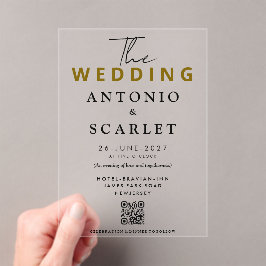 Wedding Aesthetic QR Code Elegant And minimalist