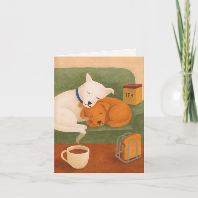 Wedding Anniversary Dog lover card Kort (Framsida)