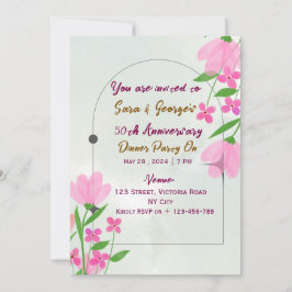 Wedding Anniversary Invitations Inbjudningar