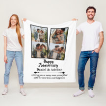 Wedding Anniversary Love 4 Photo Collage Couple