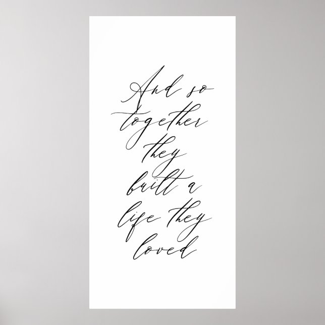 Wedding Banner – Modern Wedding Decor & Photo  Poster (Framsidan)