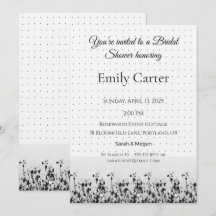 Wedding Bridal Shower | Elegant Invite Design